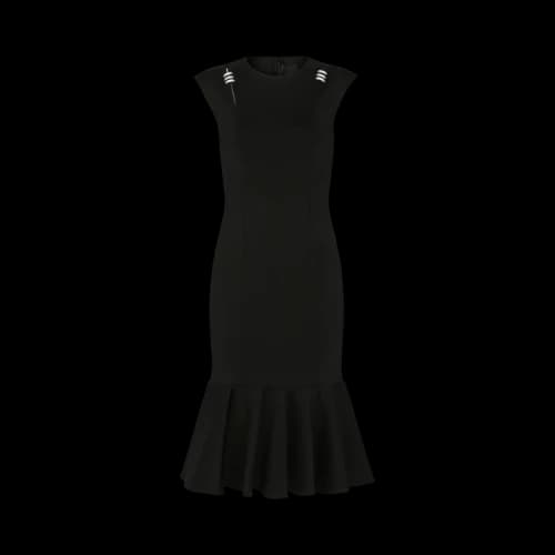 Givenchy Crystal-Detail Fit And Flare Dress 'Black'