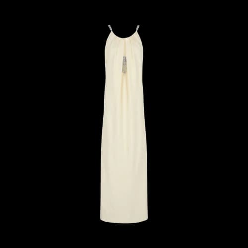 Givenchy Crystal Embellished Draped Gown 'Ivory'