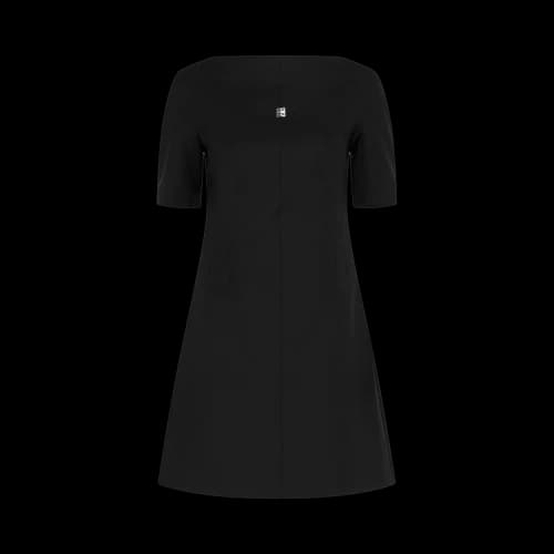 Givenchy Contrast Trim Mini Dress 'Black'