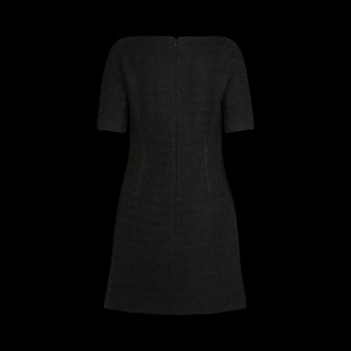Givenchy Tweed Knee-Length Dress 'Black'