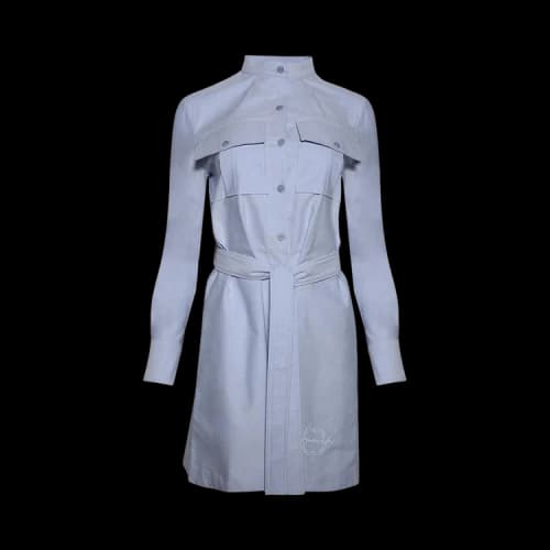 Givenchy Embroidered Mini Dress 'Baby Blue'