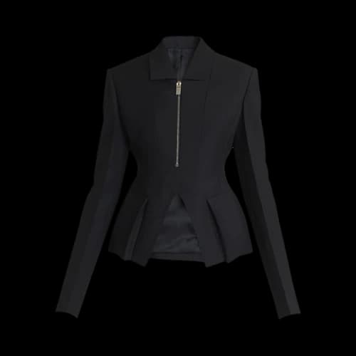 Givenchy Peplum Blazer 'Black'