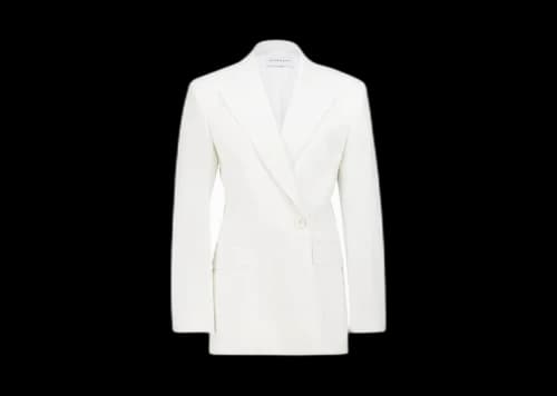 Givenchy Double Breasted Tailored Jacket White