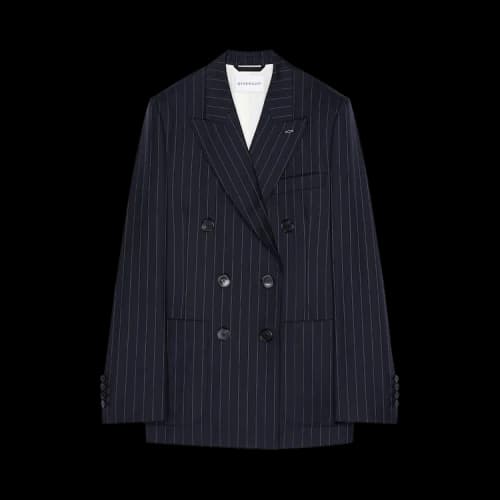 Givenchy Pockets Double Breasted Jacket 'Dark Navy'