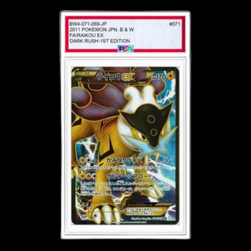 Pokemon Dark Rush [BW4 071/069] 'Raikou EX SR'