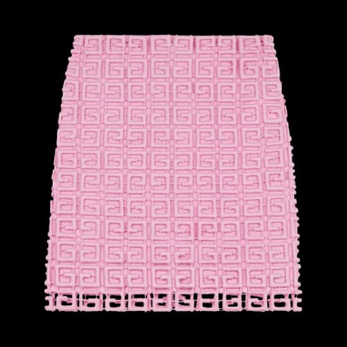 Givenchy 4G Guipure Lace Skirt 'Pink'