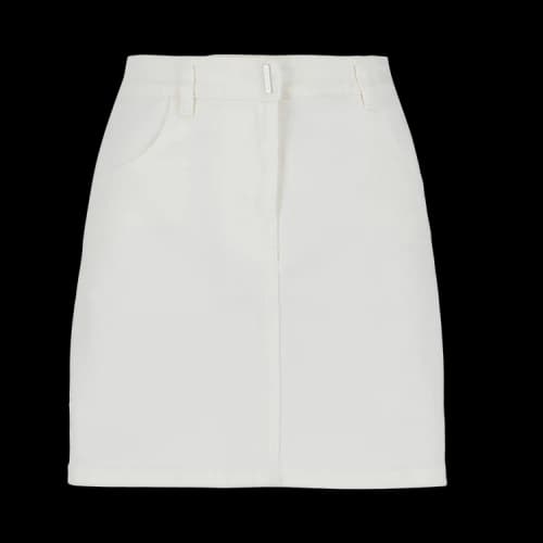 Givenchy A-Line Denim Skirt 'White'