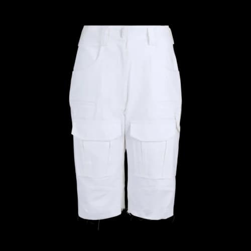 Givenchy Cotton Cargo Shorts 'White'