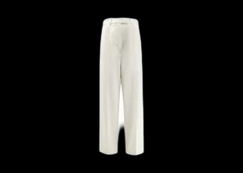 Givenchy Double Pleat Trousers White