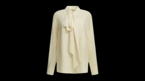 Givenchy Silk Shirt Beige