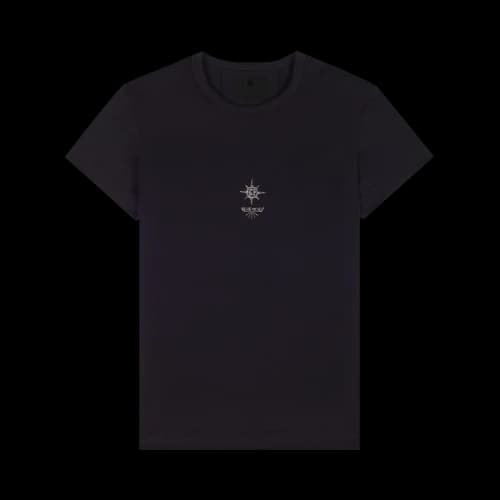 Givenchy Slim Fit Metallic Embroidered T-Shirt 'Black'