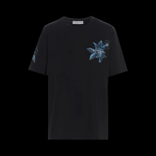 Givenchy Floral Schematics Masculine T-Shirt 'Black'