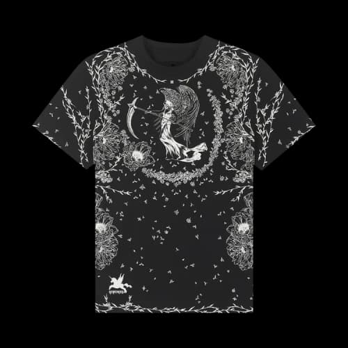 Givenchy Gothic Print T-Shirt 'Black'