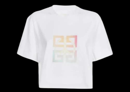 Givenchy Cropped Masculine T-Shirt White