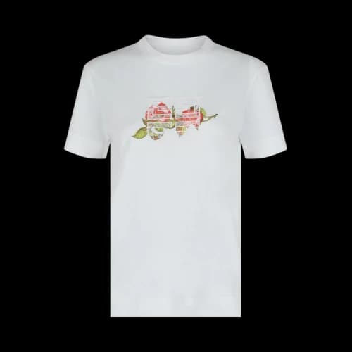 Givenchy Floral 4G Logo Embroidered T-Shirt 'White'