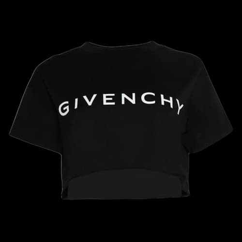 Givenchy Cropped Tee 'Black'