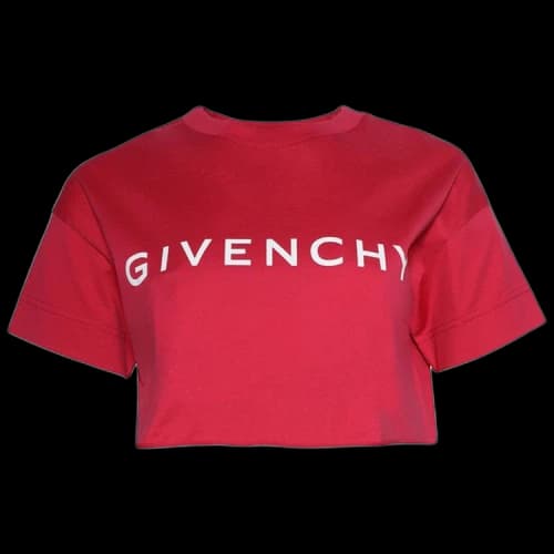 Givenchy Cropped Tee 'Raspberry'