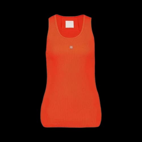 Givenchy Slim Fit Tank Top 'Orange'