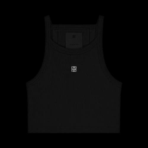 Givenchy Cropped Tank Top 'Black'