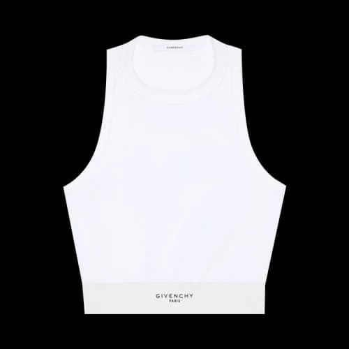 Givenchy Cropped Tank Top 'White'