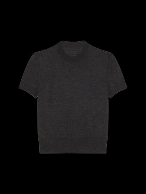 Givenchy Short Sleeves Sweater Charcoal