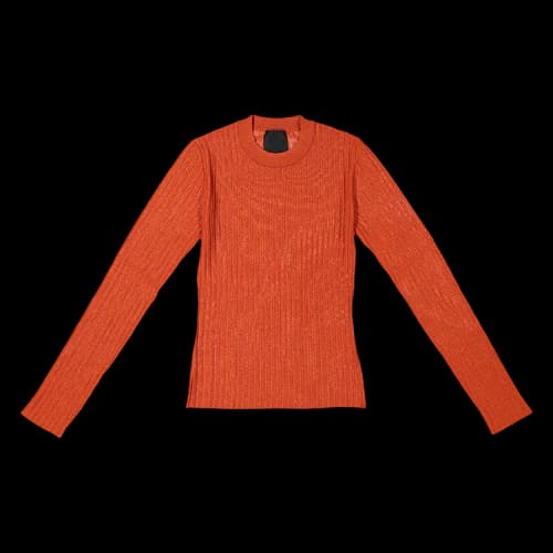 Givenchy Ribbed Crewneck Sweater 'Terracotta'