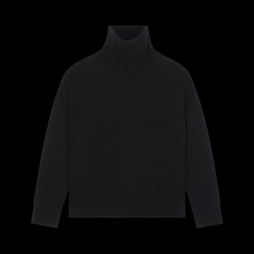 Givenchy Long Rolled Neck Sweater 'Black'