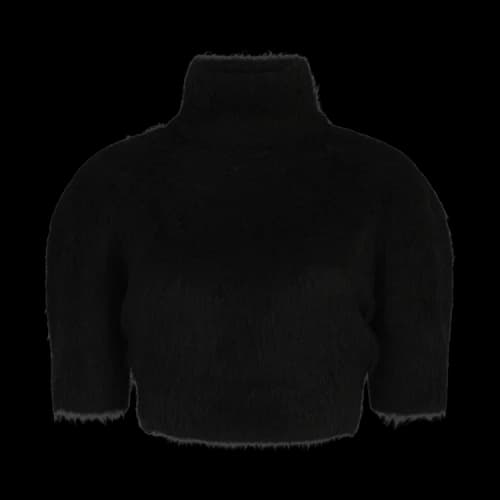 Givenchy Cropped Wool Sweater 'Black'