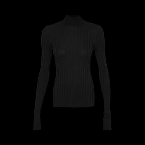 Givenchy Rolled Neck Long-Sleeve Sweater 'Black'