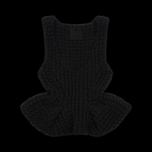 Givenchy Fitted Sleeveless Scoop Neck Top 'Black'