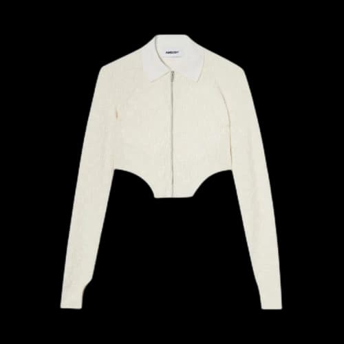 Ambush All Over Monogram Asymmetric Jacket 'Beige'