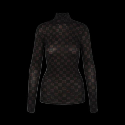Ambush Monogram Fitted Turtleneck 'Black'