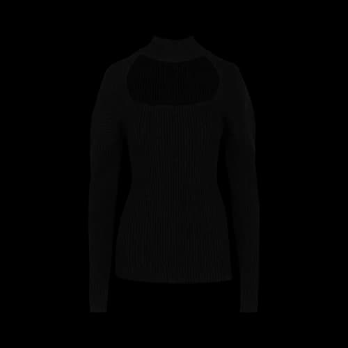 Ambush Ribbed Turtleneck Sweater 'Black'