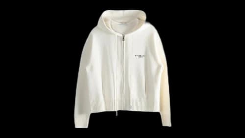 Givenchy Women's Zip Up Cardigan Ivory