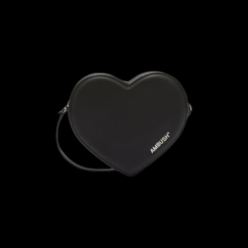 Ambush Flat Heart Crossbody Bag 'Black'