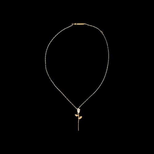 Ambush Rose Charm Necklace 'Gold'