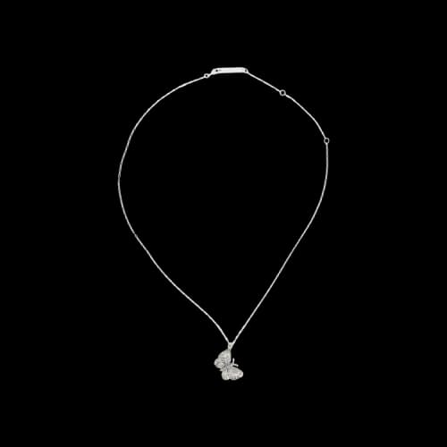 Ambush Small Butterfly Charm Necklace 'Silver'