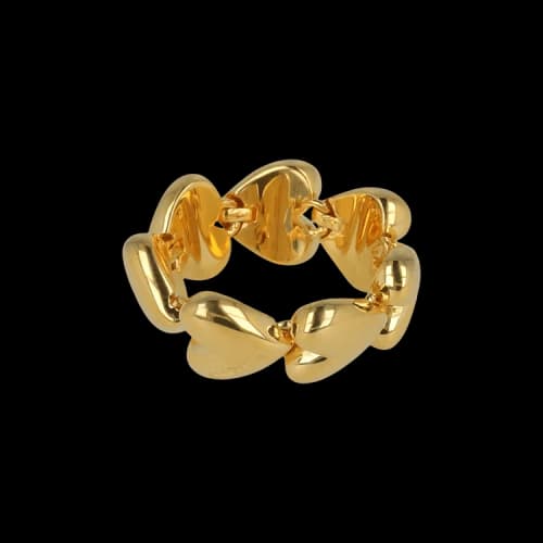 Ambush Heart-Link Ring 'Gold'