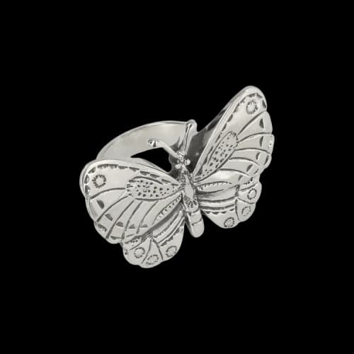 Ambush Butterfly Ring 'Silver'
