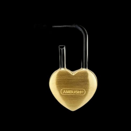 Ambush Small Heart Padlock Earring 'Gold'