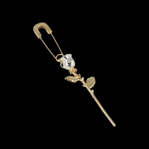 Ambush Rose Charm Single Earring 'Gold'