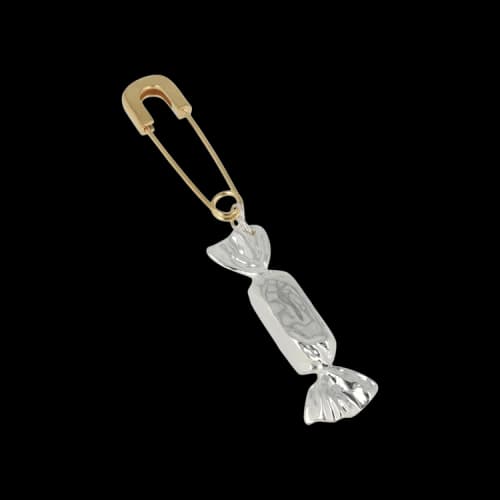 Ambush Candy Charm 1 Single Earring 'Silver'