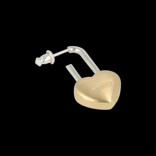 Ambush Small Heart Padlock Single Earring 'Gold'