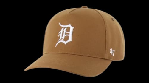 47 Brand x Carhartt MLB Detroit Tigers Hitch Cap Brown