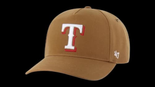 47 Brand x Carhartt MLB Texas Rangers Hitch Cap Brown