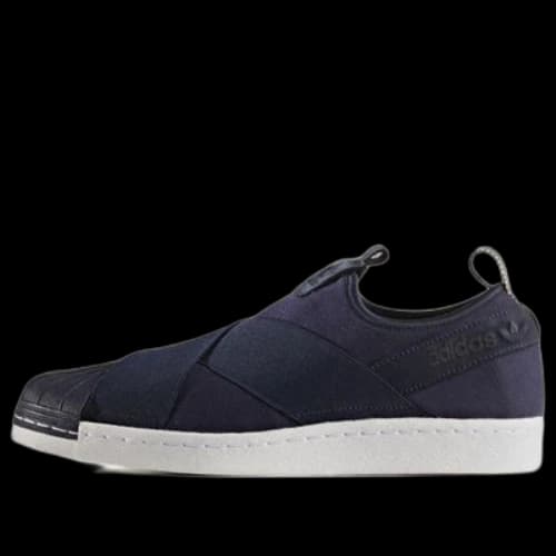 adidas originals Superstar Slip-on Cozy Wear-resistant Skateboarding Shoes Blue
