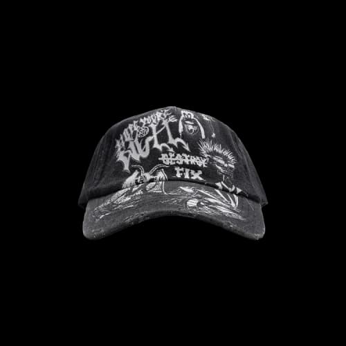 Jungles Hope You're Well Cap 'Washed Black'