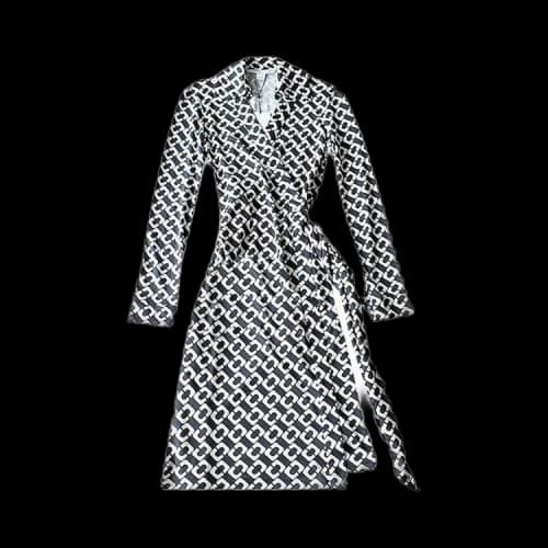 Marine Serre Moon Diamant Tailored Coat 'Black'