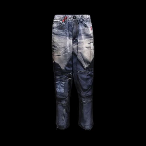 Maison Mihara Yasuhiro Trompe L'Oeil Parachute Pants 'Khaki'