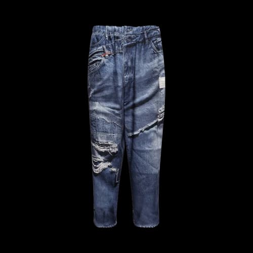 Maison Mihara Yasuhiro Trompe L'Oeil Denim Pants 'Indigo'